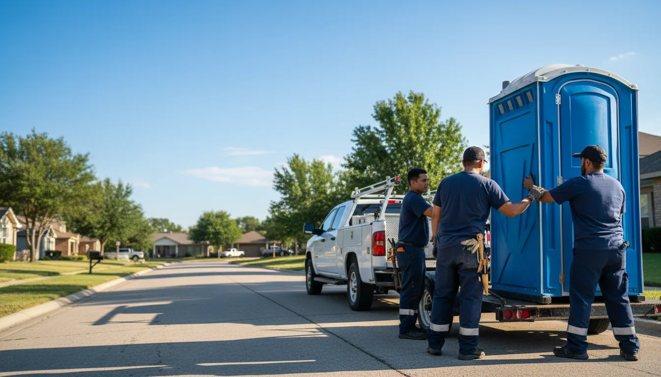 Portable Toilet Rental in Fulton, TX near me
